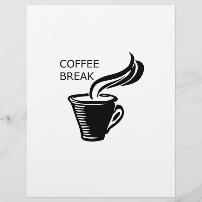 Coffee Break Reklamblad (Framsidan)