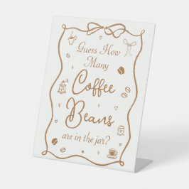 Coffee Bridal Shower Guess How Many Coffee Beans