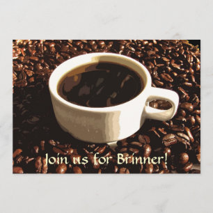 Coffee Brinner-inbjudan Inbjudningar