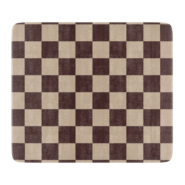 Coffee Brown Checkerboard (Framsidan)