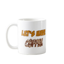 Coffee Brown Lettering Coffee Mugg