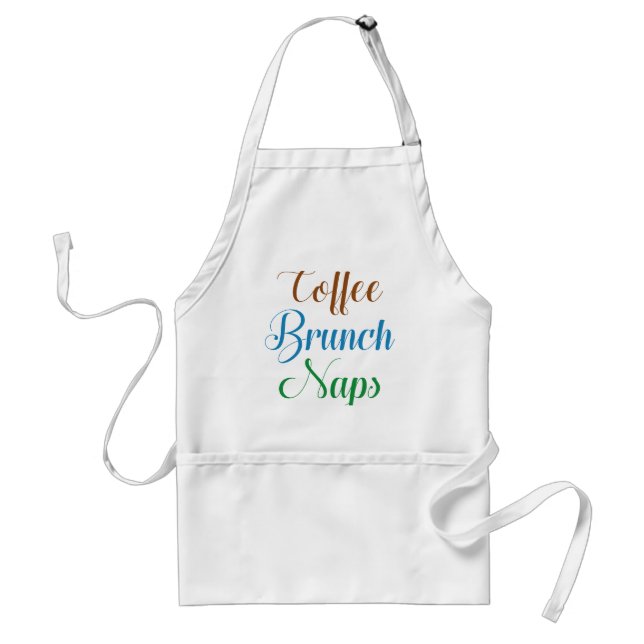 Coffee Brunch Naps Förkläde (Framsidan)