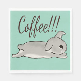 Coffee bunny  pappersservett