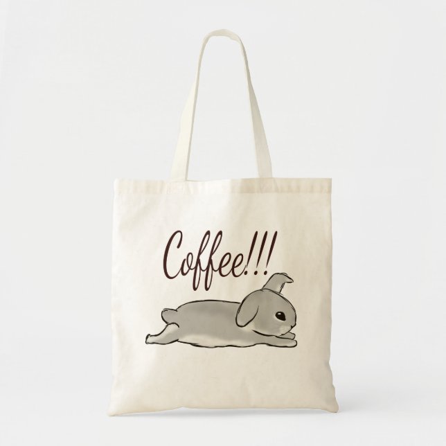 Coffee bunny  tygkasse (Framsidan)
