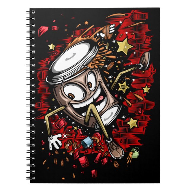 Coffee Burst Anteckningsbok (Framsidan)