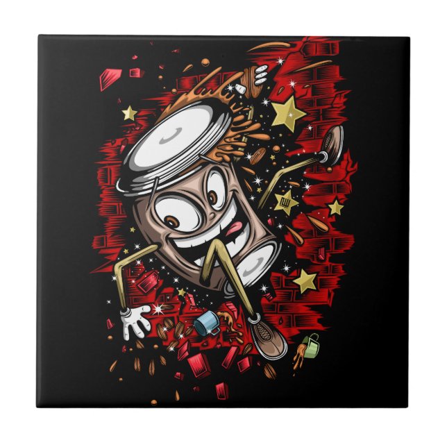 Coffee Burst Kakelplatta (Framsidan)