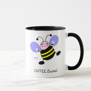 Coffee Buzz Bumblebee Caffeine Addict Cute Funny Mugg