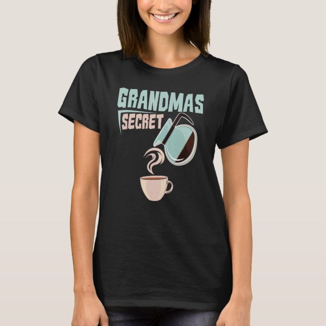 Coffee Cafe Roasting  Barista Roaster Grandmas Sec T Shirt (Framsida)