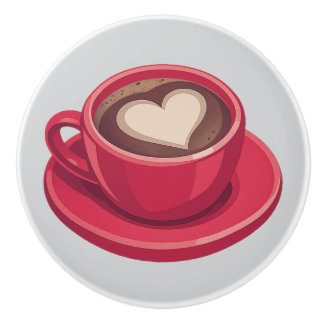 Coffee ceramic knobs knopp