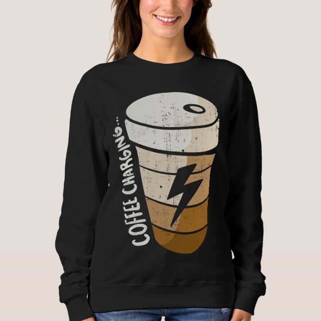 Coffee Charging Mug Cute Coffee Or Tea Or Me  Cat T Shirt (Framsida)