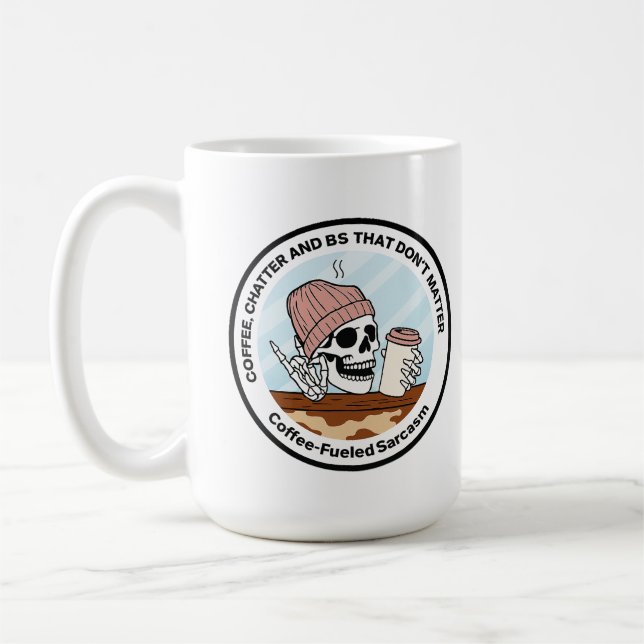 Coffee Chatter & BS Mug Kaffemugg (Vänster)