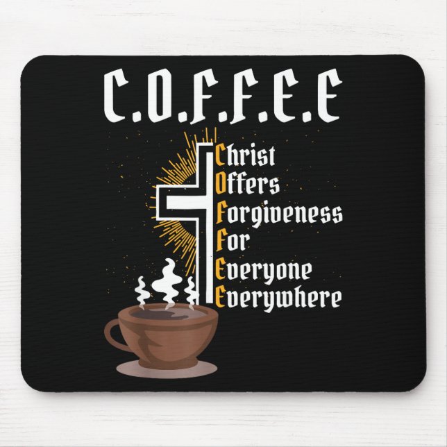 Coffee Christ Offers Forgiveness For Everyone Ever Musmatta (Framsidan)