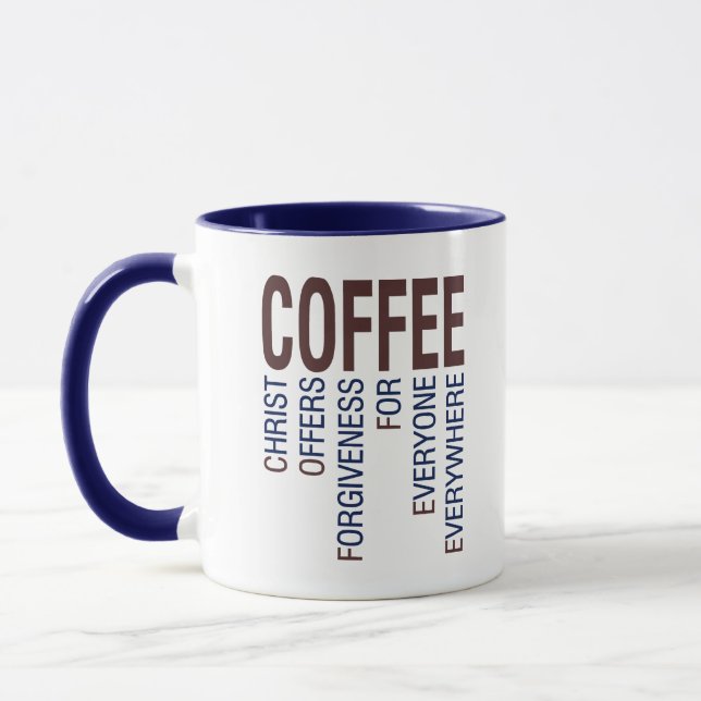 Coffee Christian Acronym Mugg (Vänster)