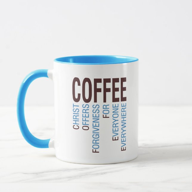 Coffee Christian Acronym Mugg (Vänster)