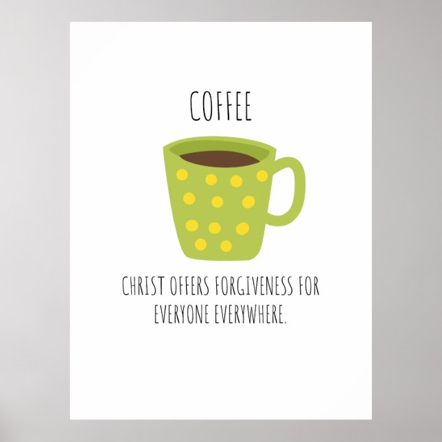 COFFEE Christian Design Poster (Framsidan)