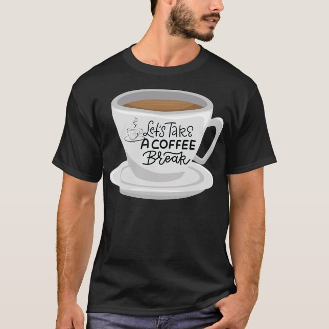 Coffee  cool chocolate lab  t shirt (Framsida)