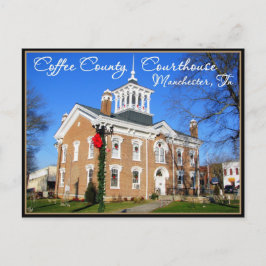 Coffee County Domstol - Manchester, TN Helg Vykort
