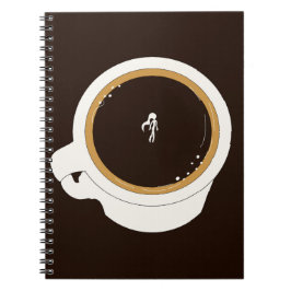Coffee Cup Diver Anteckningsbok