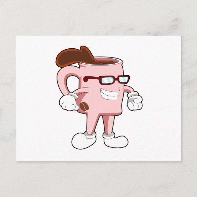 Coffee cup with Coffee Vykort (Framsida)