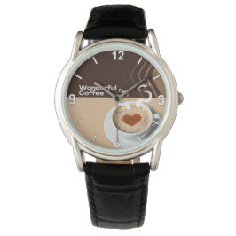 Coffee Cup Wrist Watch – Stylish Cafe Inspired Tim Armbandsur