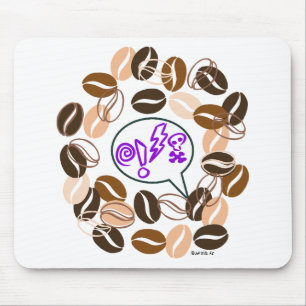 COFFEE & CUSSIN' av Jeff Willis Art Musmatta