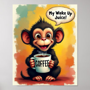 Coffee Cute Poster
