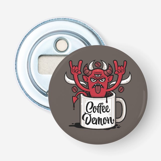 Coffee Demon Flasköppnare (Framsidan)