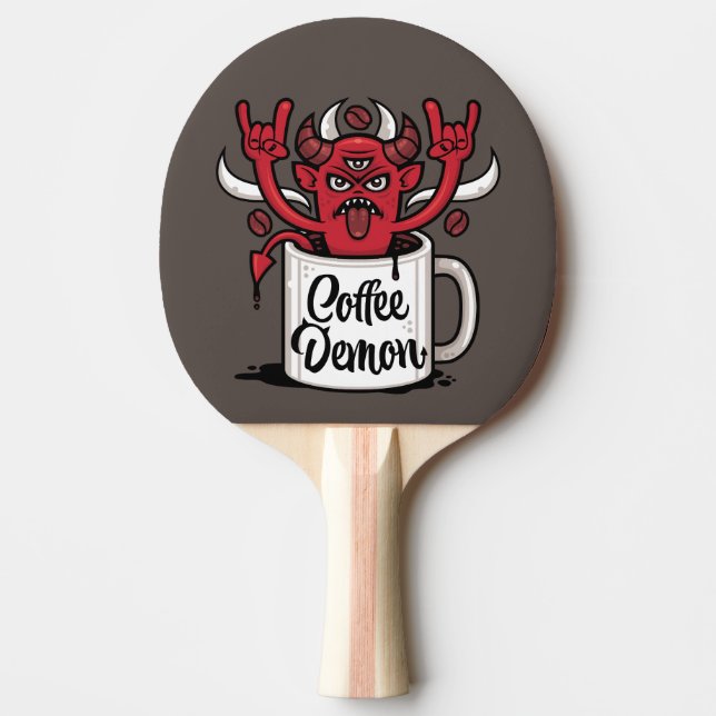 Coffee Demon Pingisracket (Framsidan)