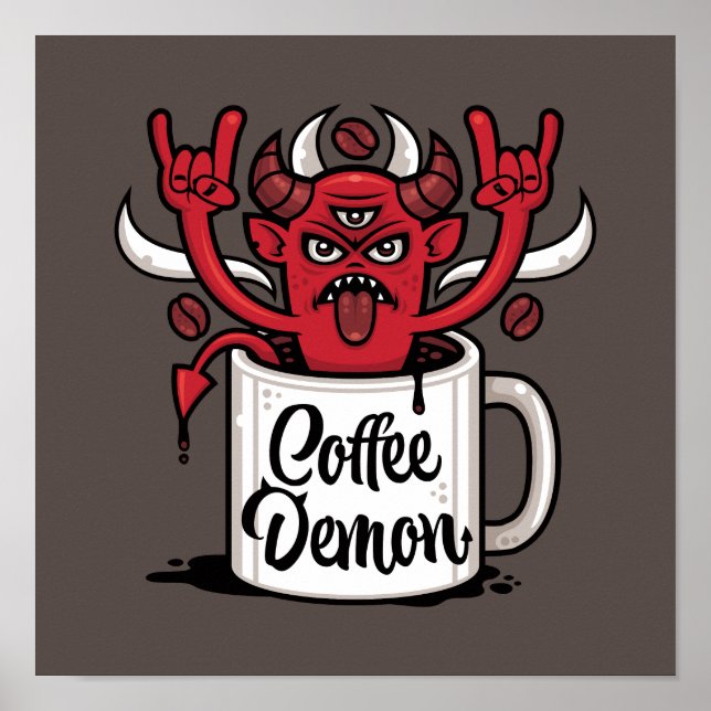 Coffee Demon Poster (Framsidan)