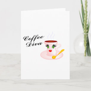 Coffee Diva Helgkort
