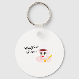 Coffee Diva Nyckelring