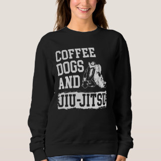 Coffee Dogs Jiu Jitsu BJJ Hundar T Shirt