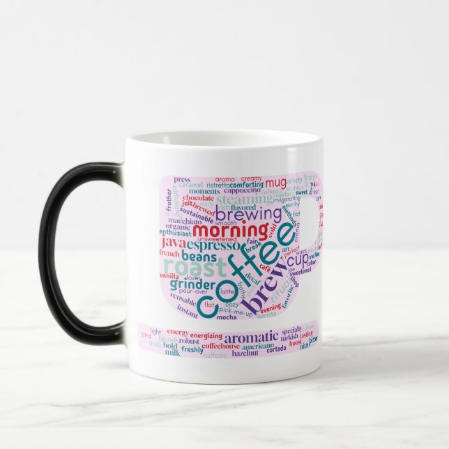 Coffee Drinkers Motivational Magisk Mugg (Vänster)