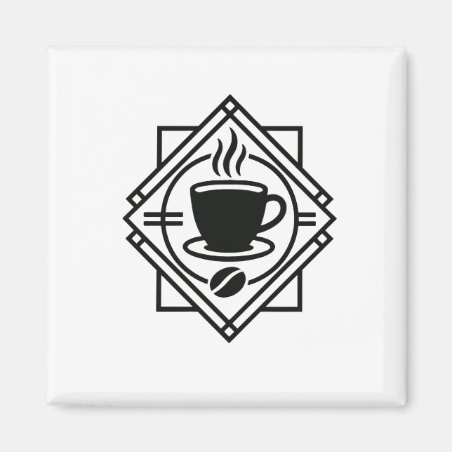 Coffee Emblem Magnet  (Framsidan)
