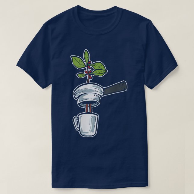 Coffee Espresso Barshe T Shirt (Design framsida)