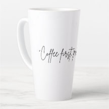 “Coffee first, problems later”