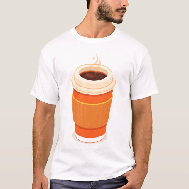 Coffee First Talk Later T Shirt (Framsida)
