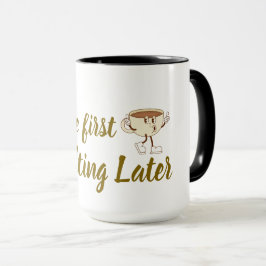 Coffee First Tee – Roligt & Trendigt Mugg