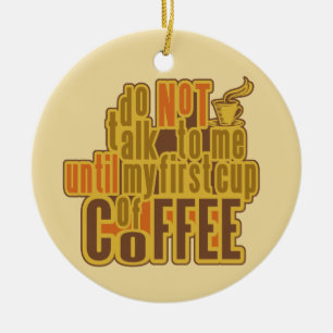 COFFEE FÖRSTA anpassningsbarnas ornament