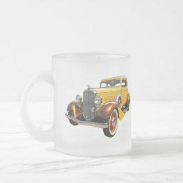 Coffee Frostad Glasmugg