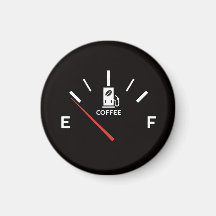 Coffee Gage Magnet - Funny Coffee Älskare Gift