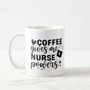 Coffee Ge Me Nurse Powers Kaffemugg