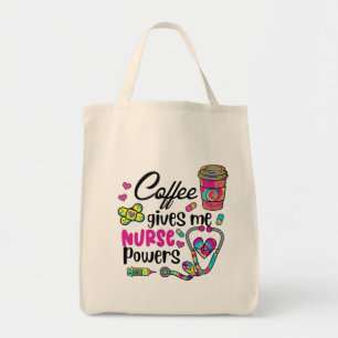 Coffee Ge Me Nurse Powers Tygkasse