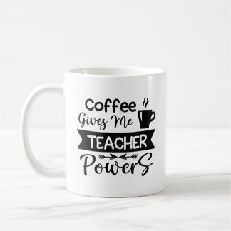 Coffee Ge Me Teacher Powers Kaffemugg