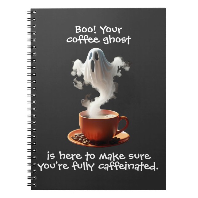 Coffee Ghost Anteckningsbok (Framsidan)