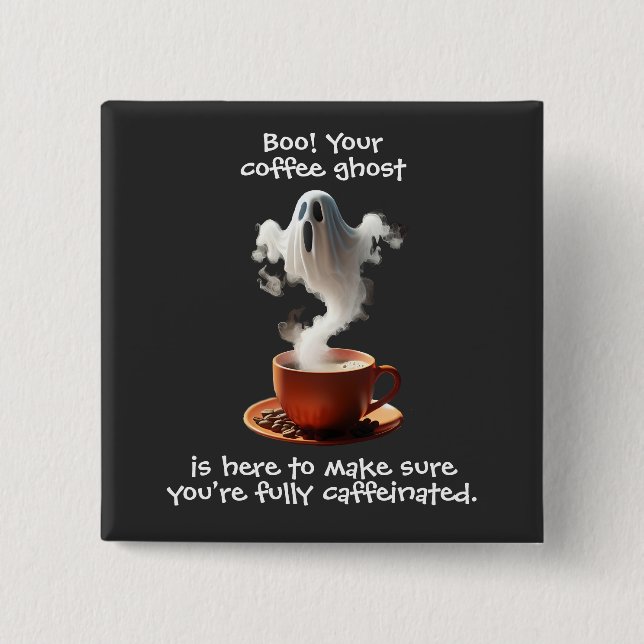 Coffee Ghost Knapp (Framsida)