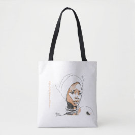 Coffee Girl - Artist - Massimo Pietrobon Tote Bag Tygkasse