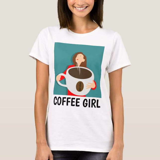 COFFEE GIRL T-shirts (Framsida)