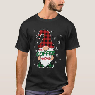 Coffee Gnome Buffalo Play Matching Family Christm T Shirt