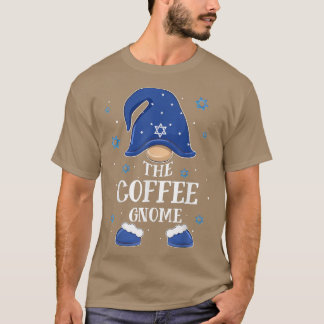 Coffee Gnome Hanukkah Jewish Matching Family Julaf T Shirt